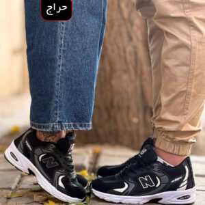 حراج کتونی نیوبالانس 530 ( زنانه و مردانه رنگ مشکی سفید ) کد 1080