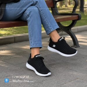 حراج کتونی اسکیچرز زنانه کد 1096